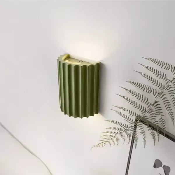 Vault resin wall light