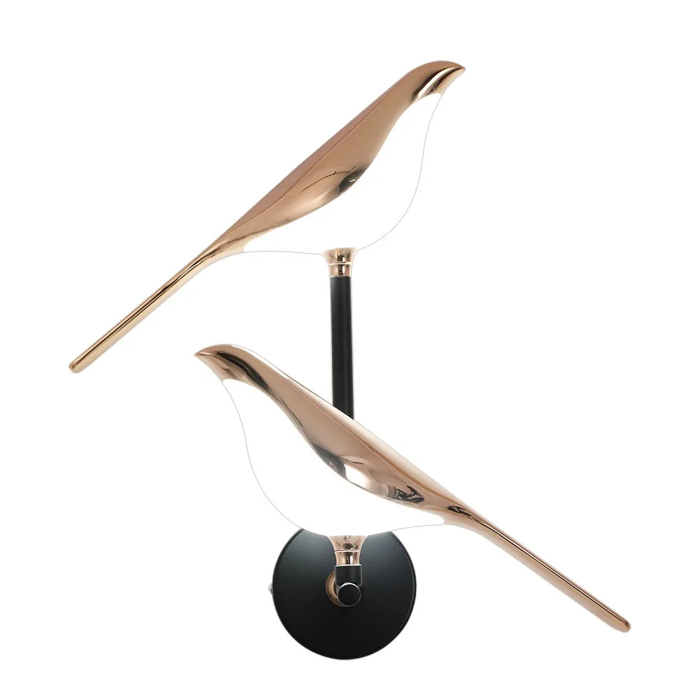 Bird LED wall light