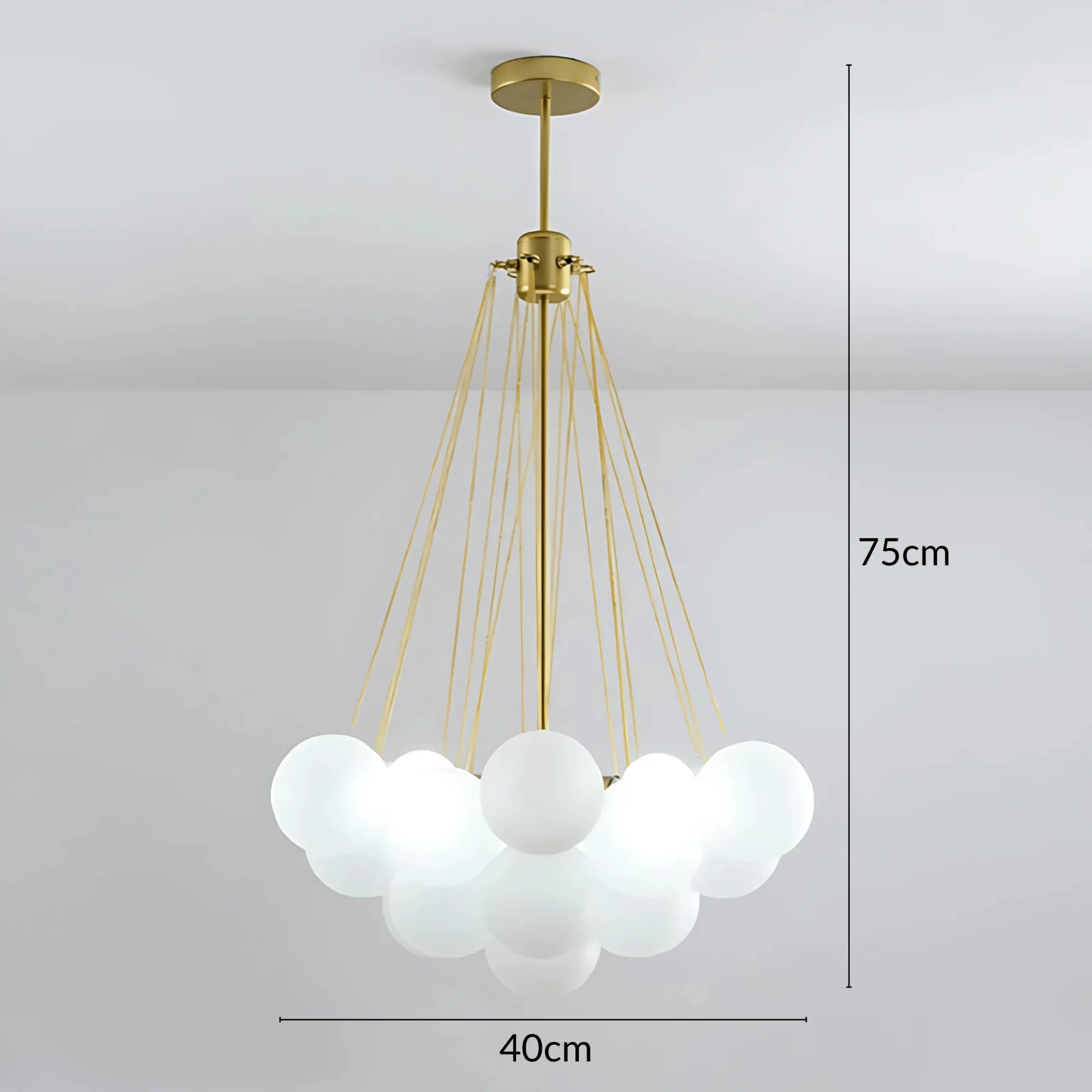 Cloud chandelier