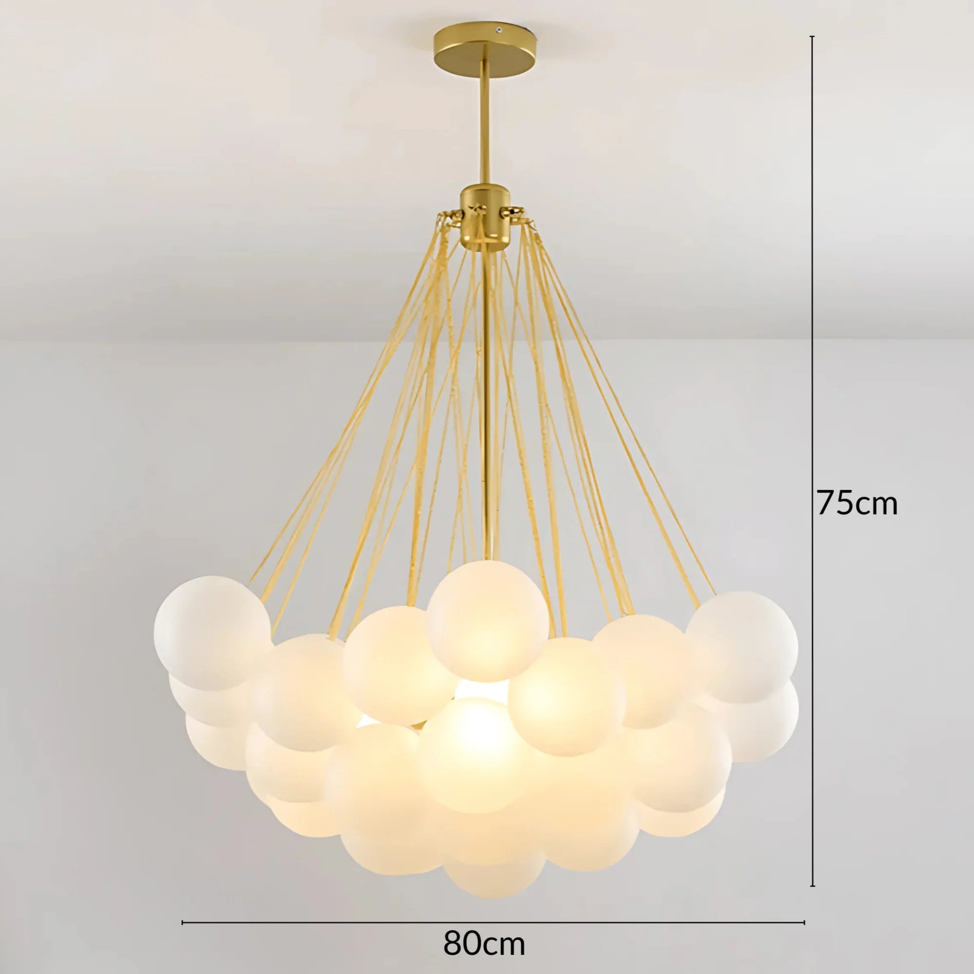 Cloud chandelier