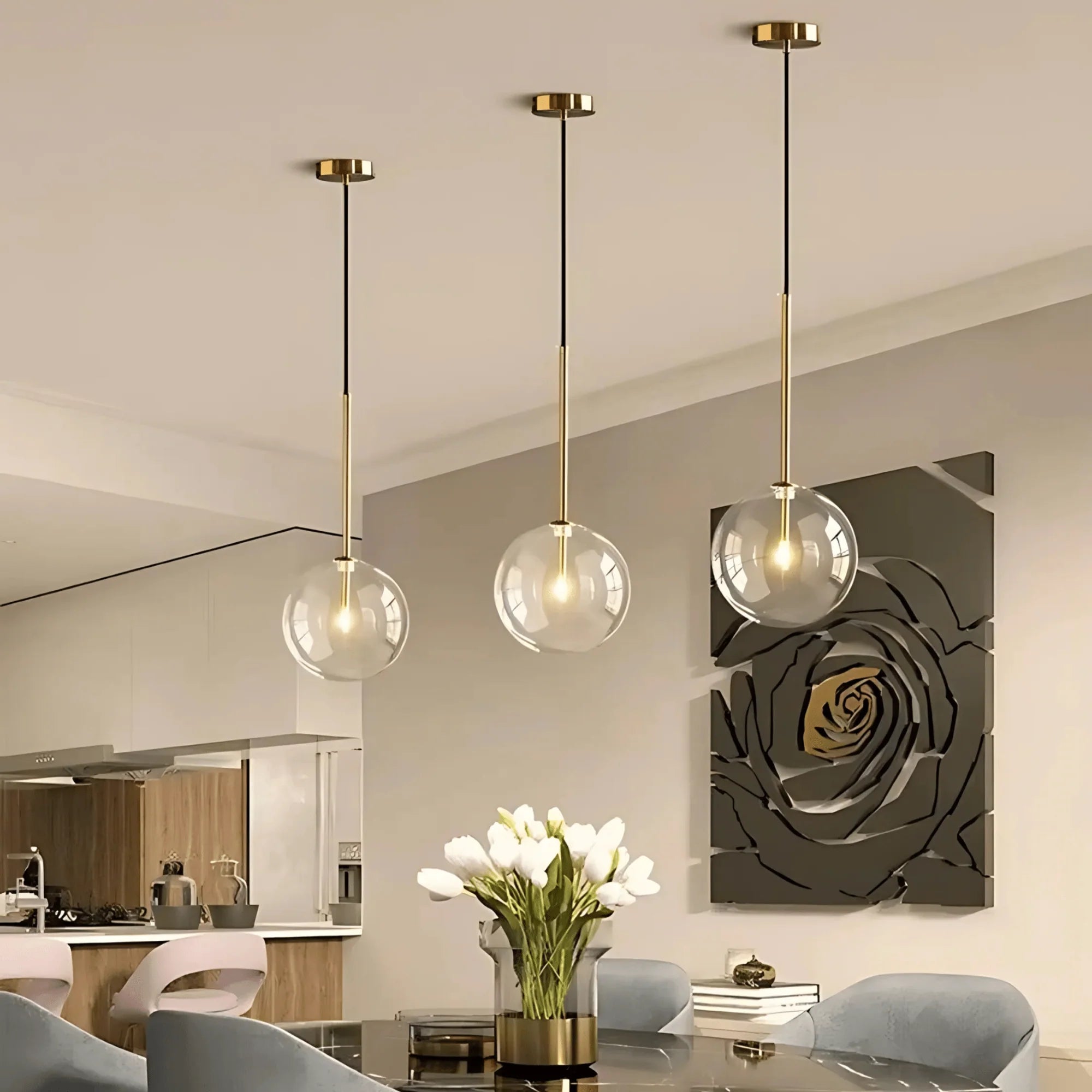Jasper pendant light