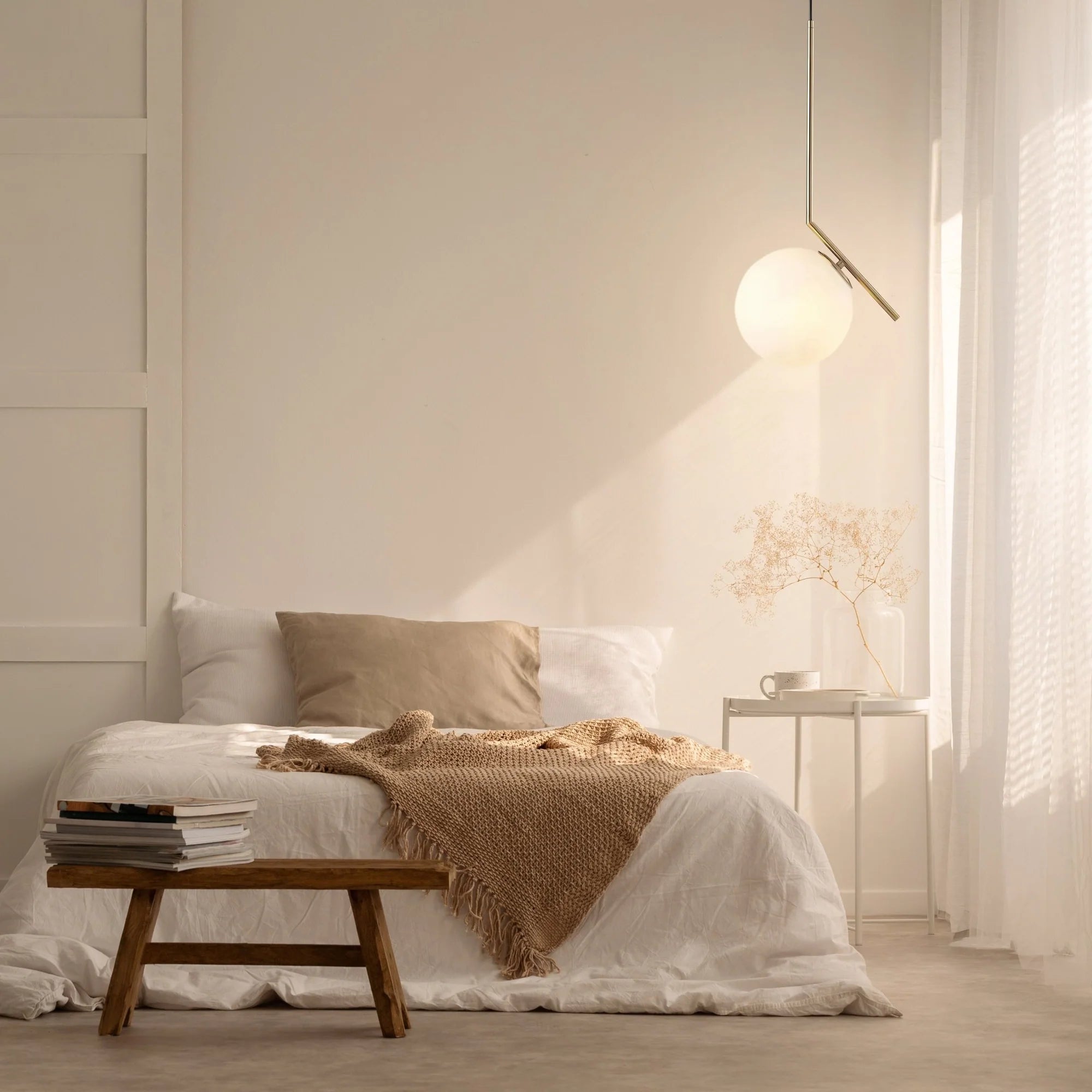 Lotus pendant light