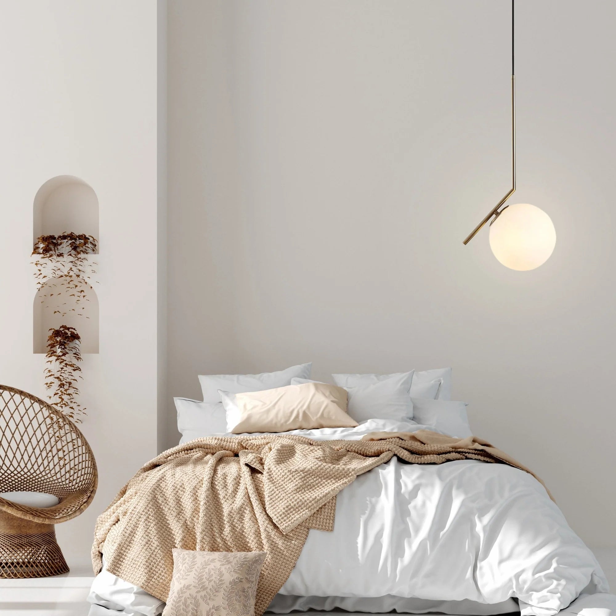 Lotus pendant light