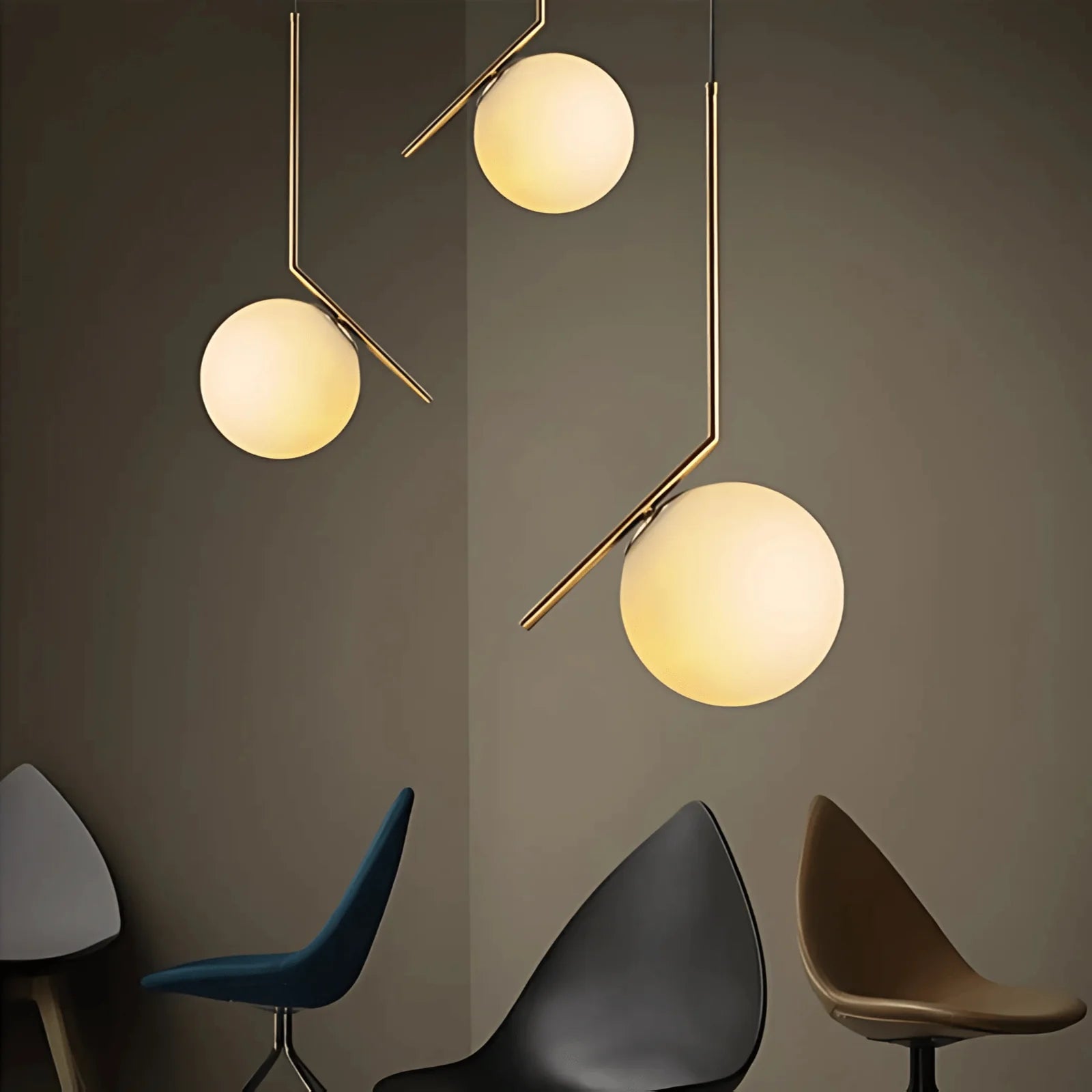 Lotus pendant light