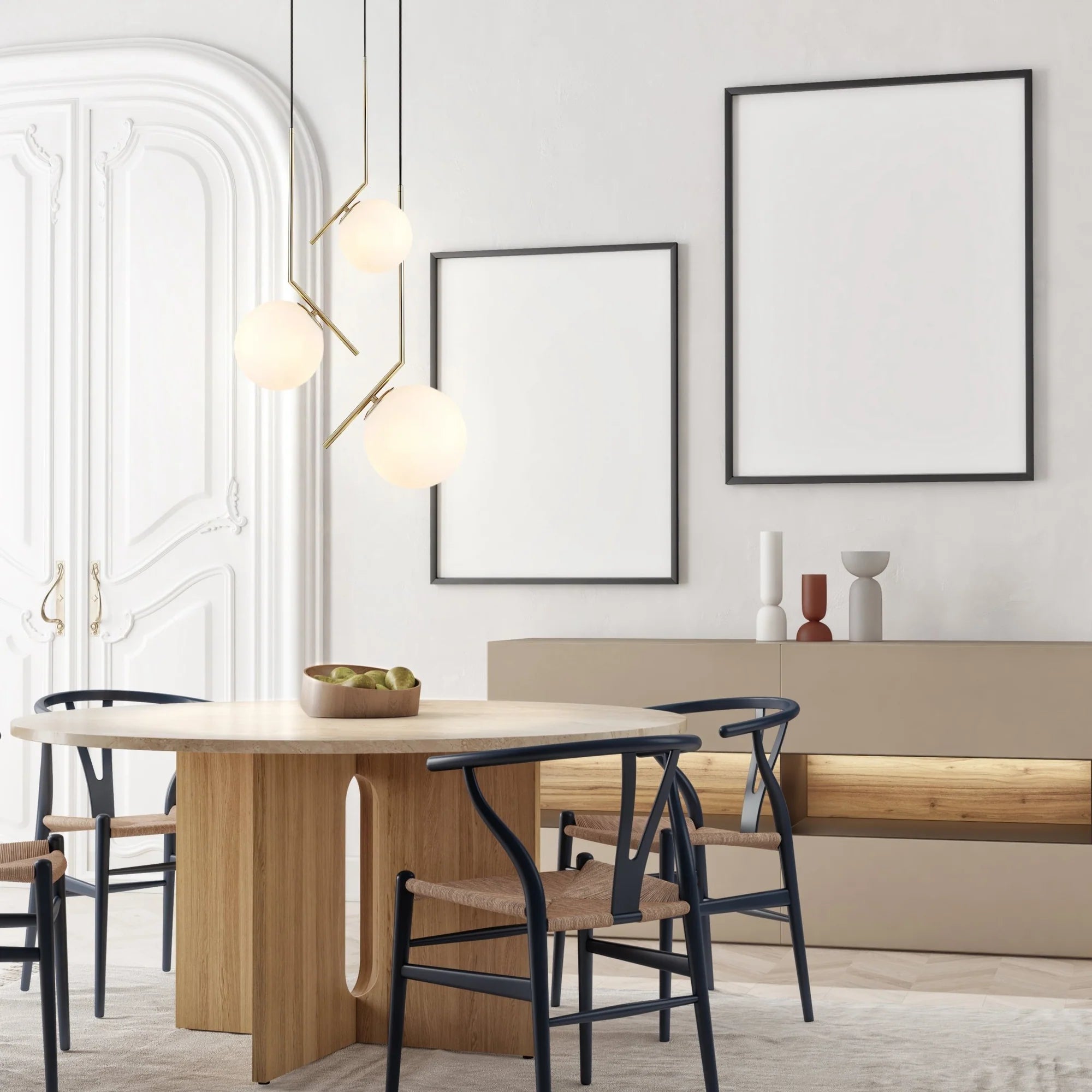 Lotus pendant light