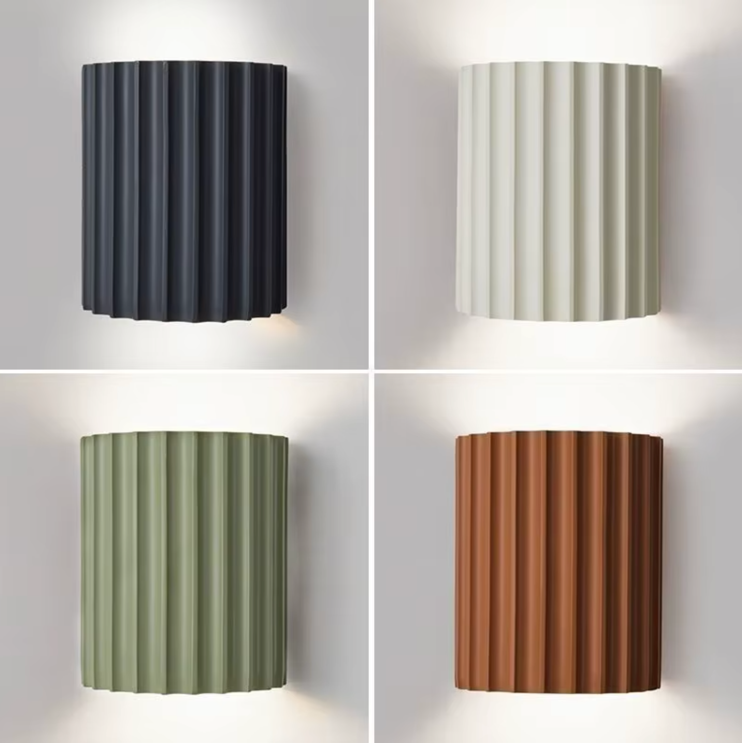 Vault resin wall light
