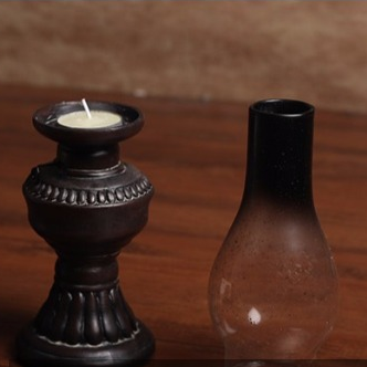 KEROSENE LAMP CANDLE HOLDER DECORATION