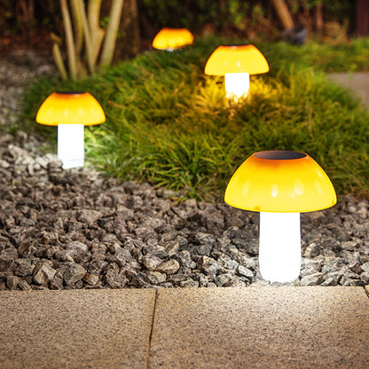 MUSHROOM-SHAPED GARDEN LIGHT