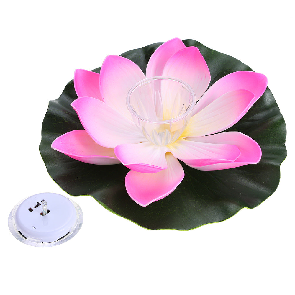 FLOATING SOLAR LOTUS LED LANTERN