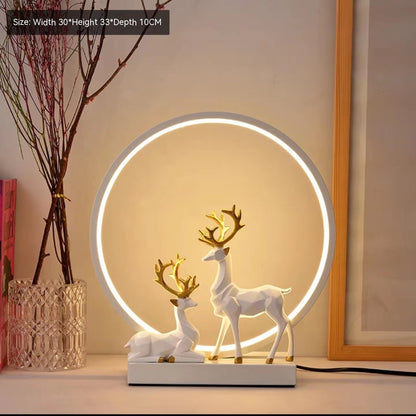 TWO DEER LAMP