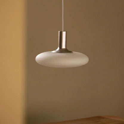 Modern art decor LED pendant light with glass shade for living room and bedroom