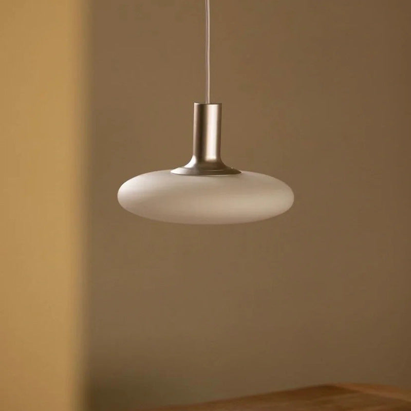 Modern art decor LED pendant light with glass shade for living room and bedroom