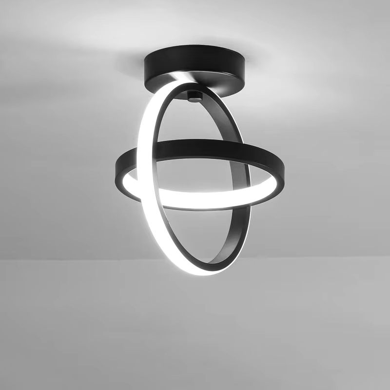 BLACK RING Ceiling Light