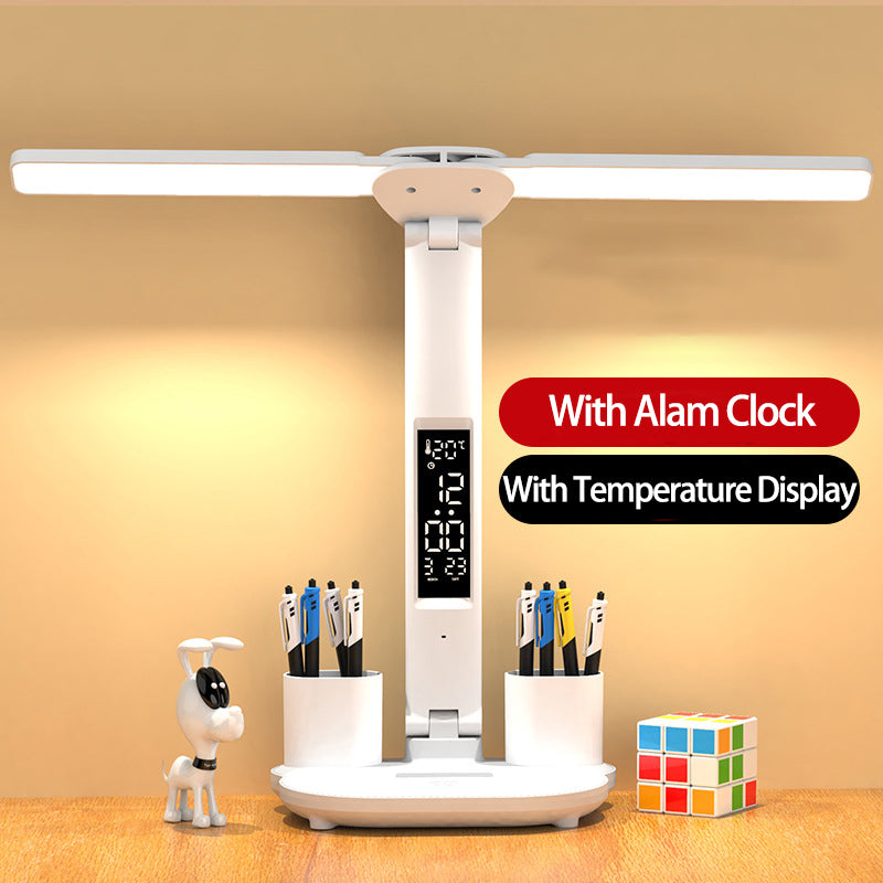 Touch control table lamp for students and study, modern design