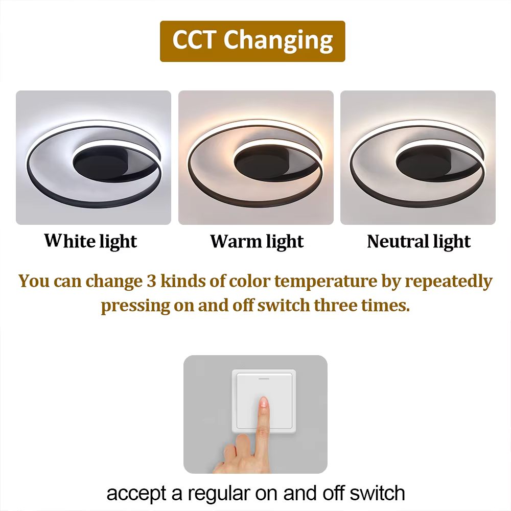 Modern round ceiling light