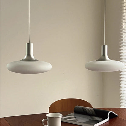 Modern art decor LED pendant light with glass shade for living room and bedroom