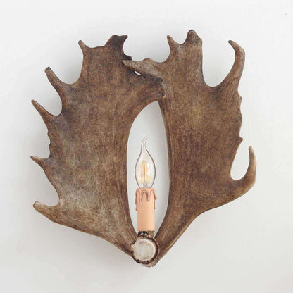 REAL FALLOW DEER ANTLER Sconce