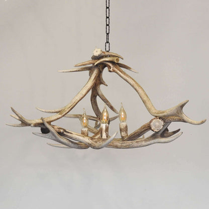 WHITE TRIANGLE ANTLER Chandelier