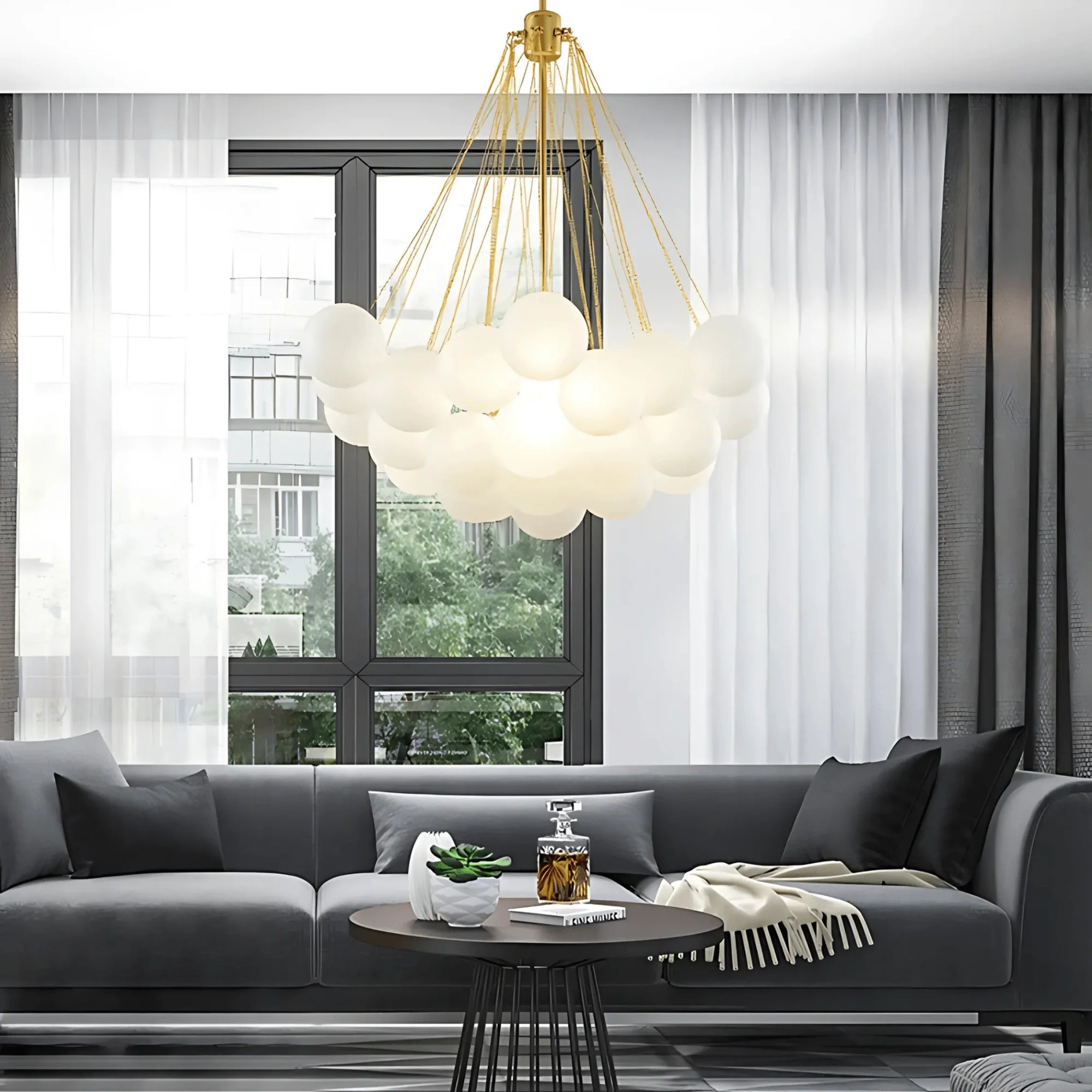 Cloud chandelier