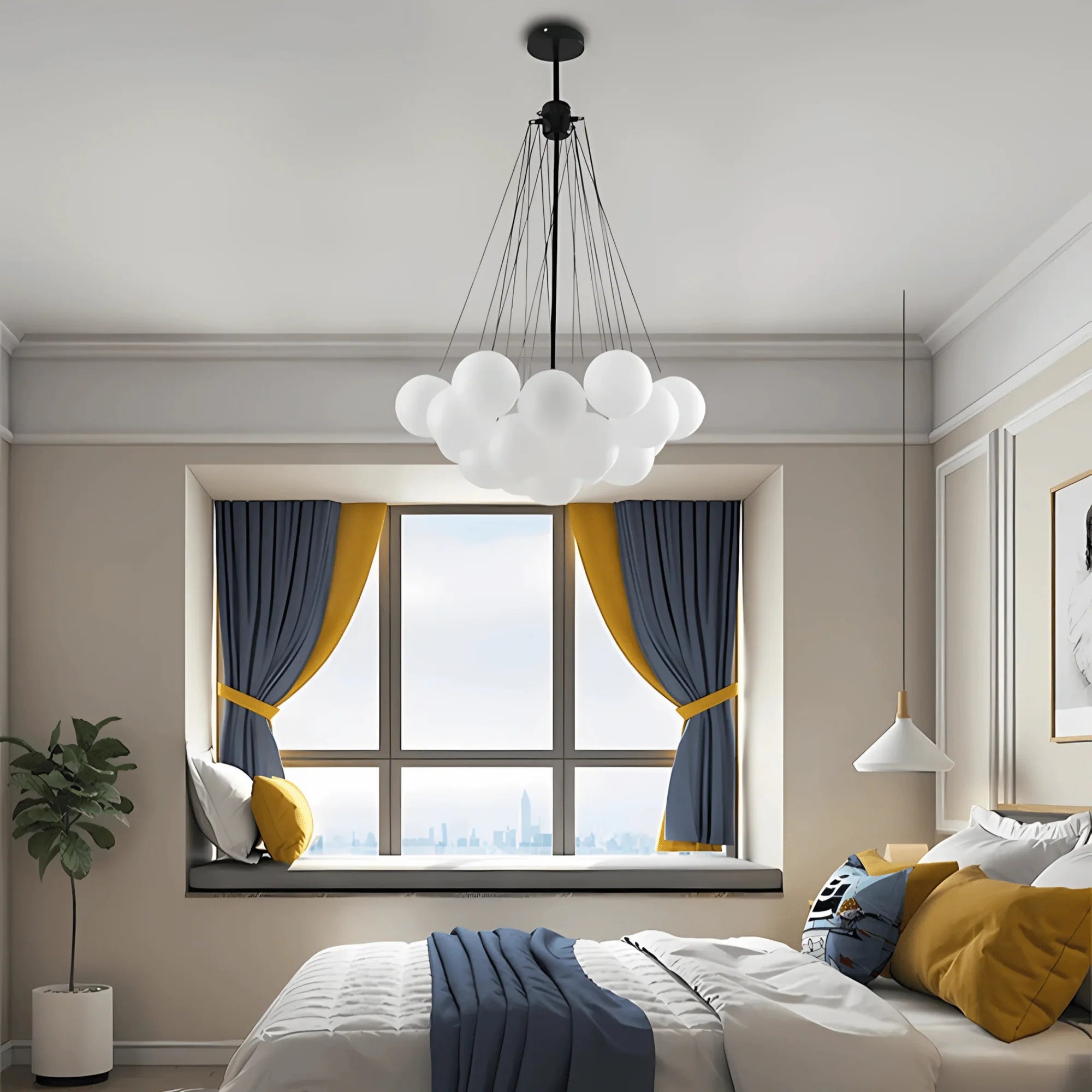 Cloud chandelier