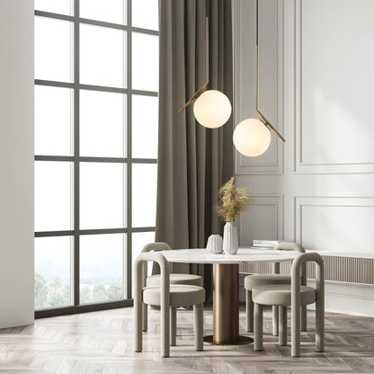 Lotus pendant light